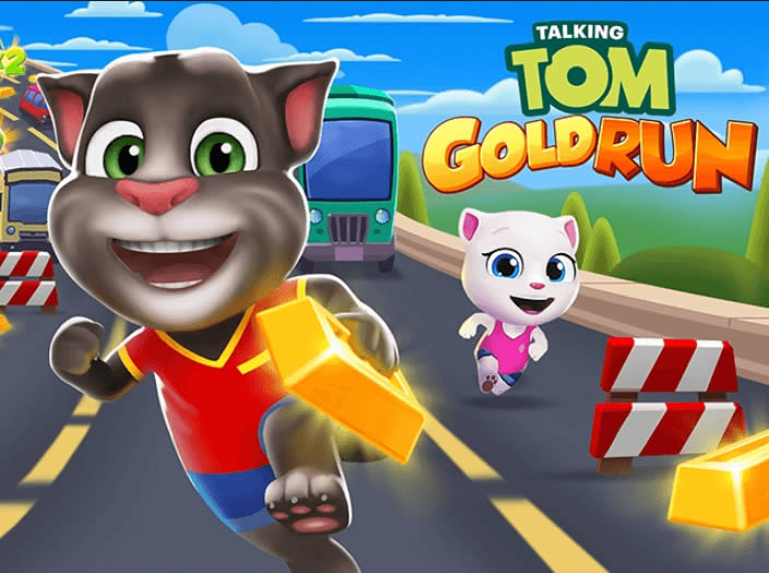 Talking Tom gold run the whole game